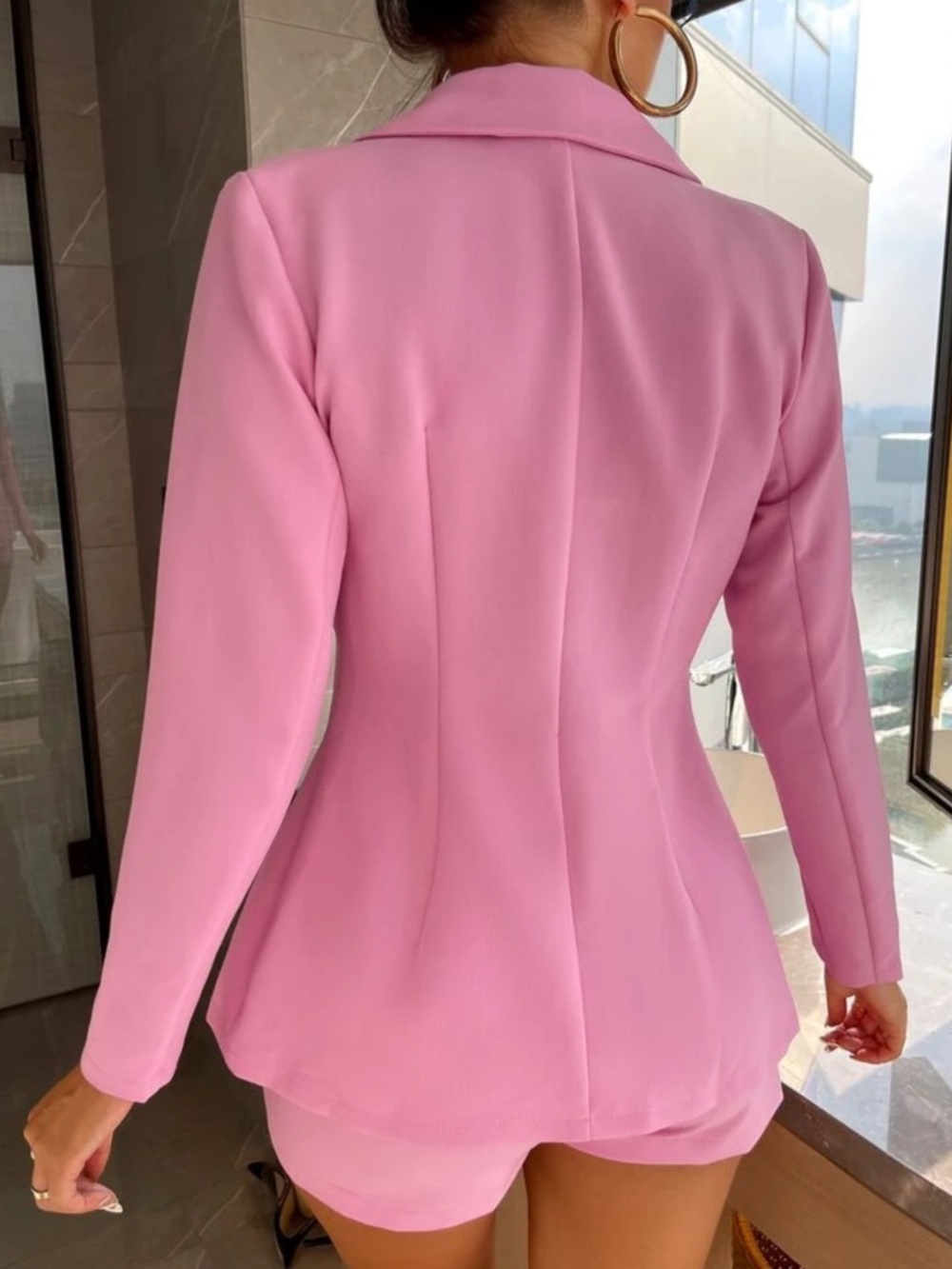 Pink Tailored Blazer & Short Set - XS & M - Picture 2 of 12
